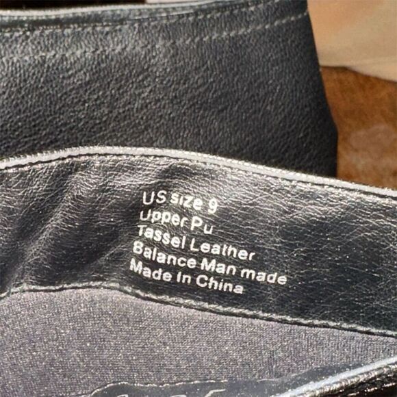 Very Volatile Khloe Fringe Ankle Boots Women's Size 9 Black Block Heel - Picture 10 of 10